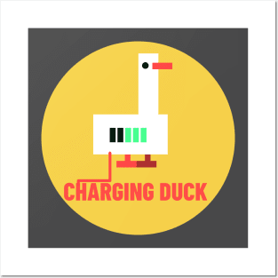 Charging Duck Posters and Art